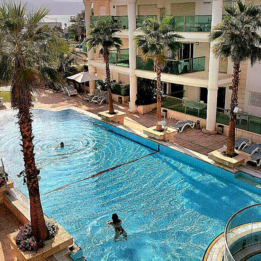 Milana'S Deluxe With Big Patio And Pool Leilighet Eilat Eksteriør bilde
